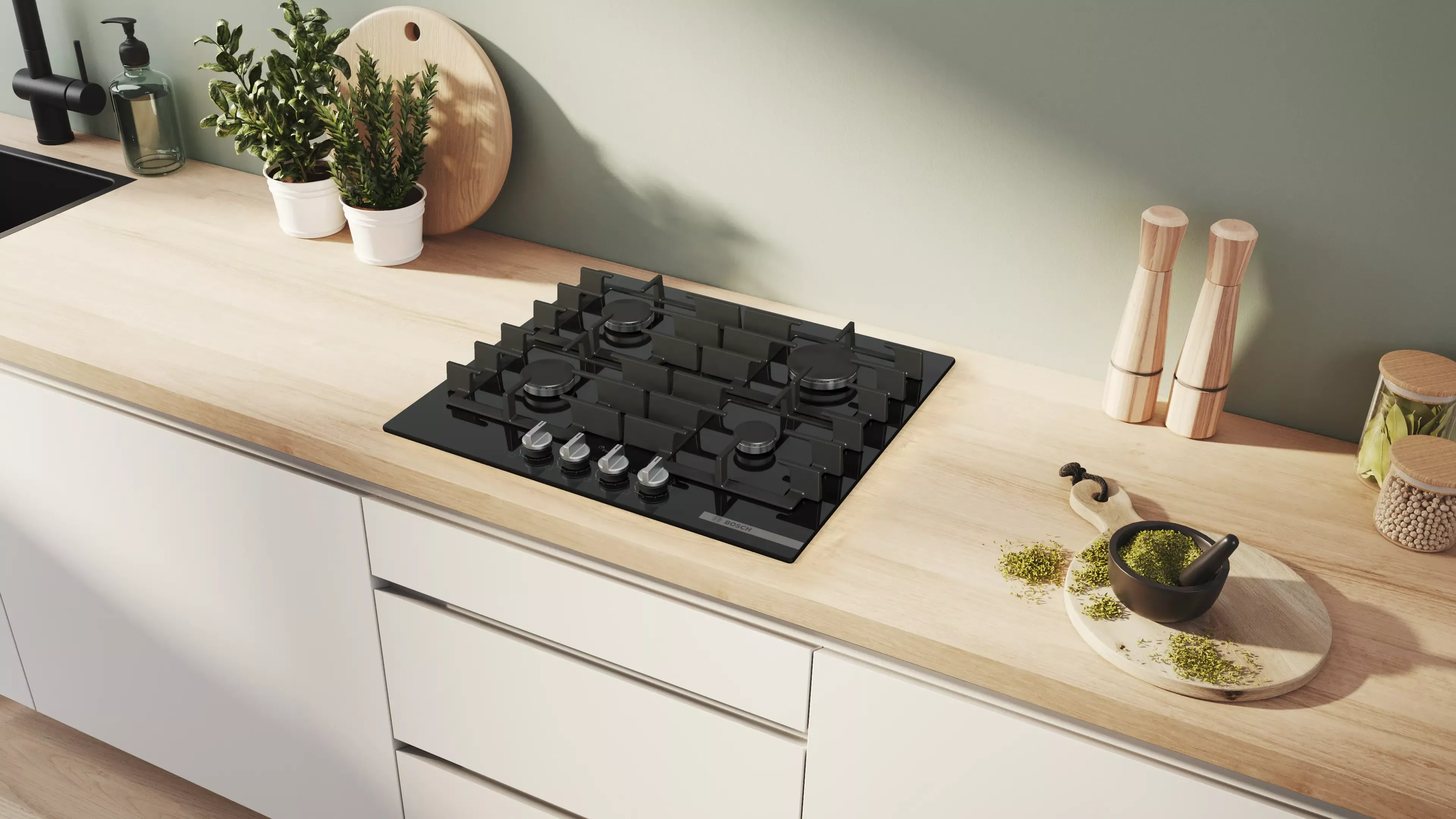 PPP6A6I40 Plaque de cuisson 60 cm Bosch Série 6 Gaz Verre - 4