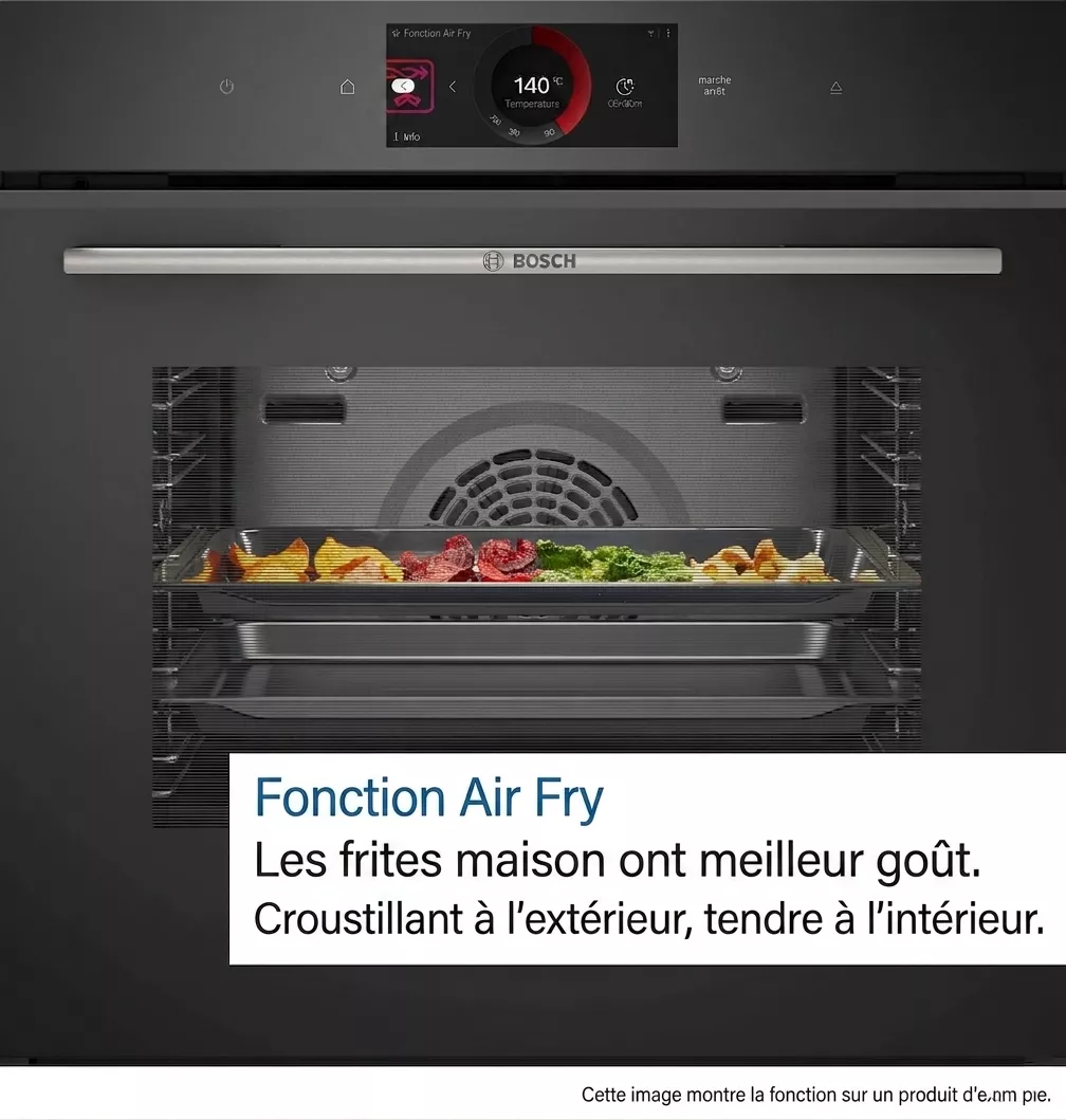 HBG724AB1 Four encastrable Bosch Série 8 Air Fry 71L Noir - 3