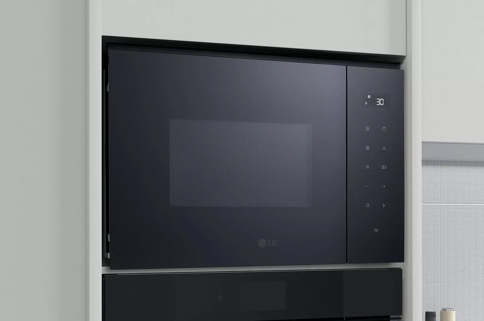 MGBZ2593F Micro-ondes Enc LG 25L Noir Gril 900w Tactile - 2