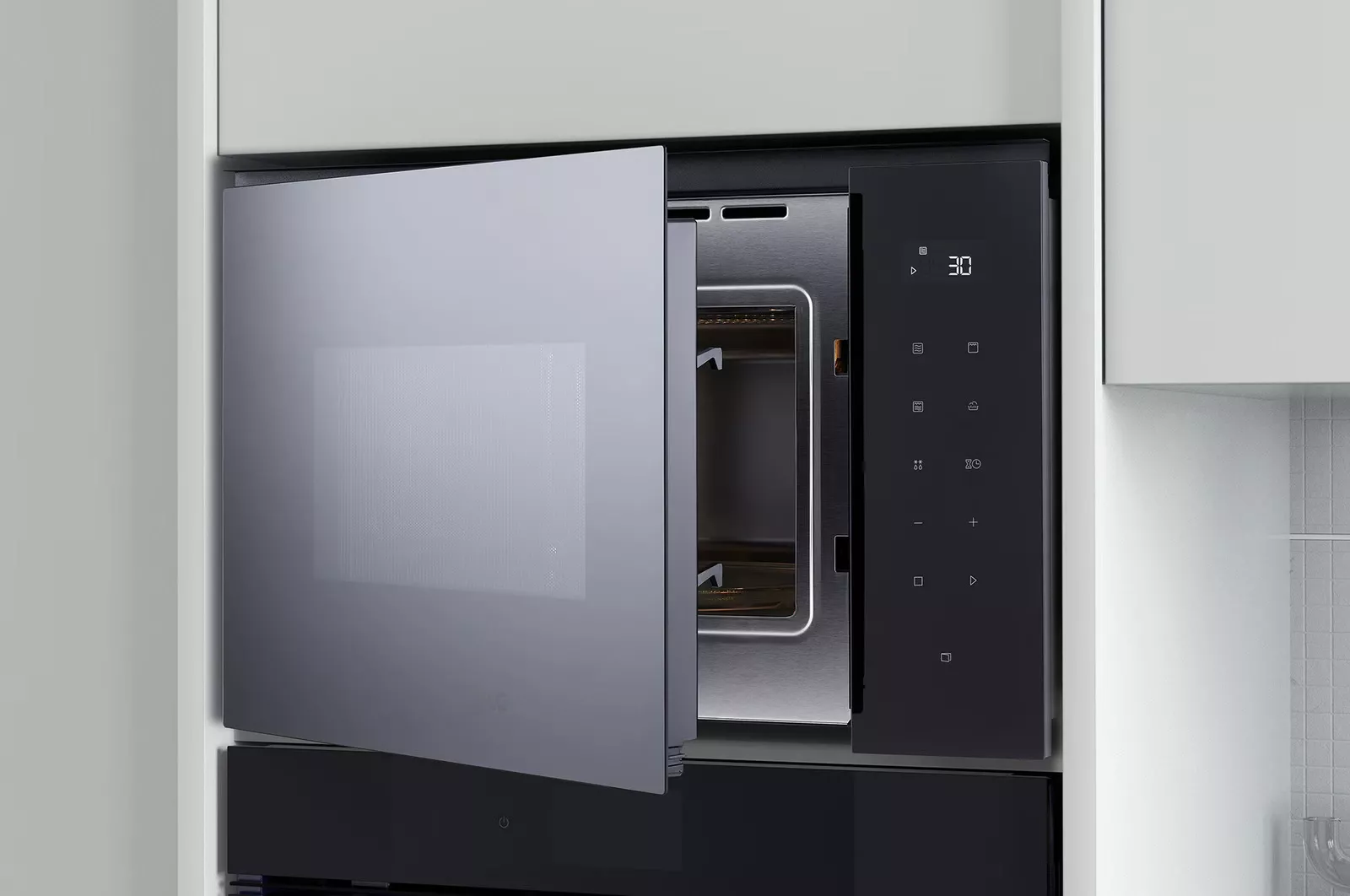 MGBZ2593F Micro-ondes Enc LG 25L Noir Gril 900w Tactile - 4
