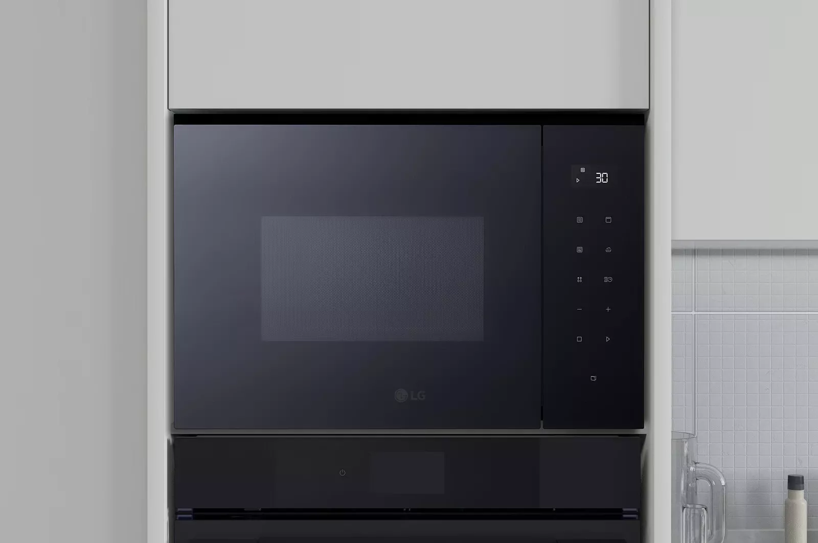MGBZ2593F Micro-ondes Enc LG 25L Noir Gril 900w Tactile - 1