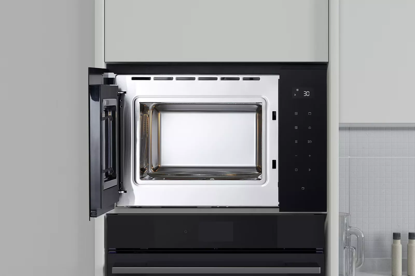 MGBZ2593F Micro-ondes Enc LG 25L Noir Gril 900w Tactile - 3