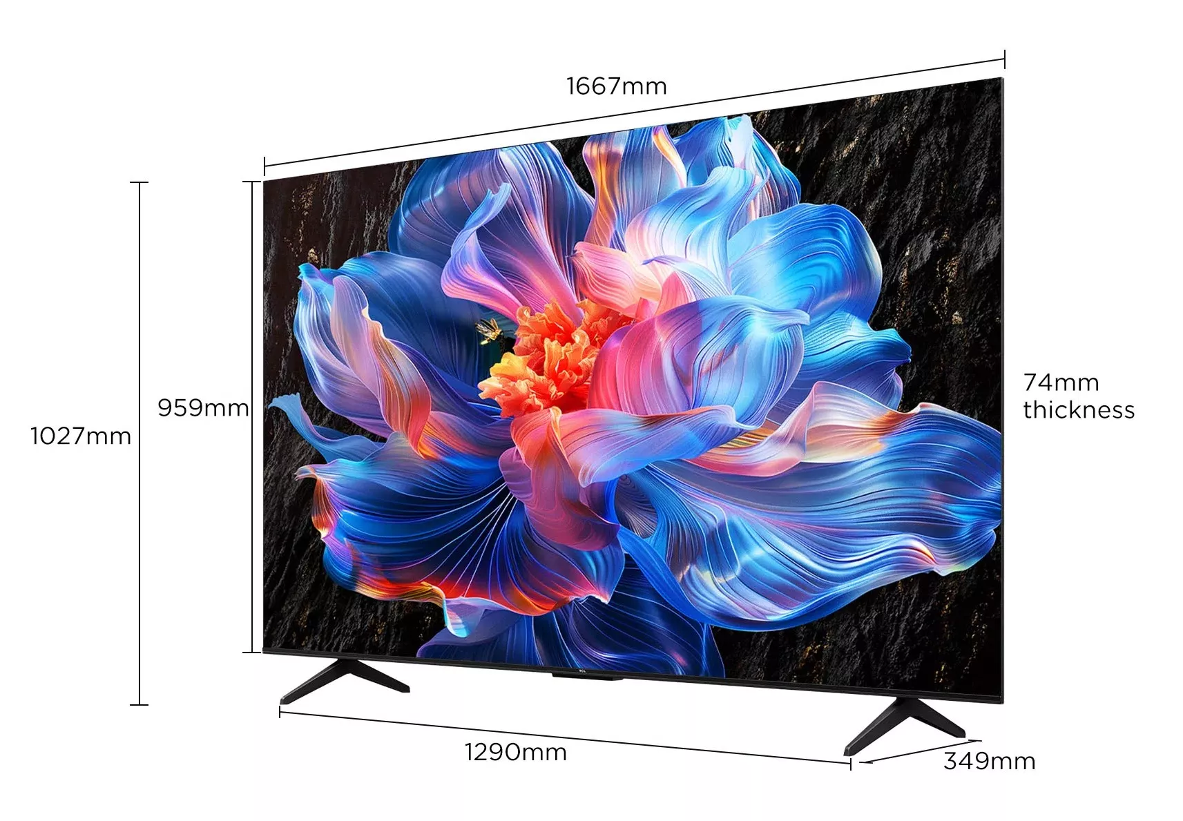 55P6K Téléviseur TCL 55 Smart 4K UHD HDR Google Tv - 12