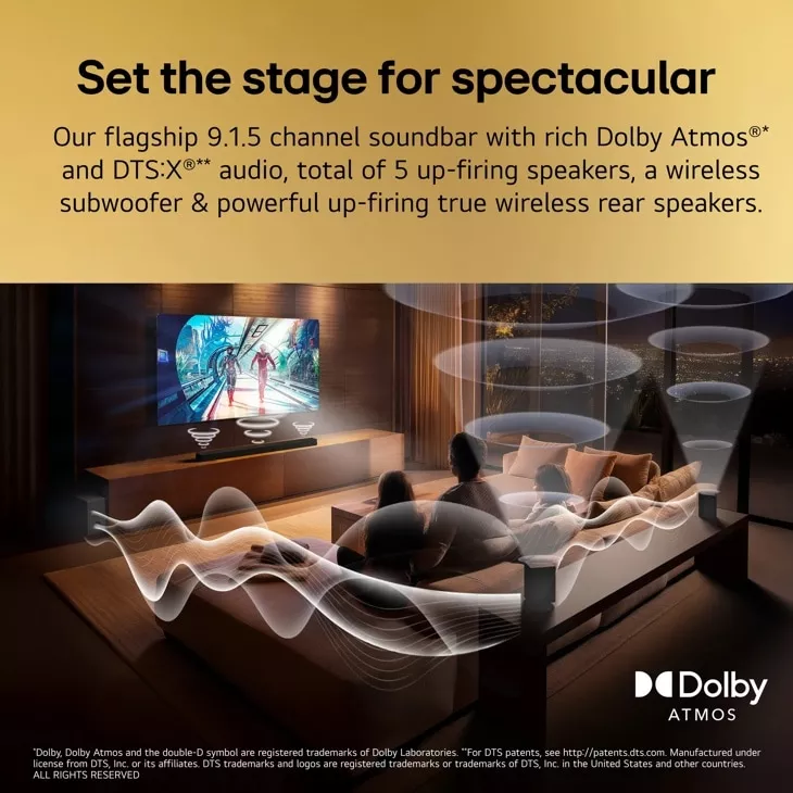 S95TR Barre de son LG Home Cinéma Dolby Atmos 9.1.5ch - 10