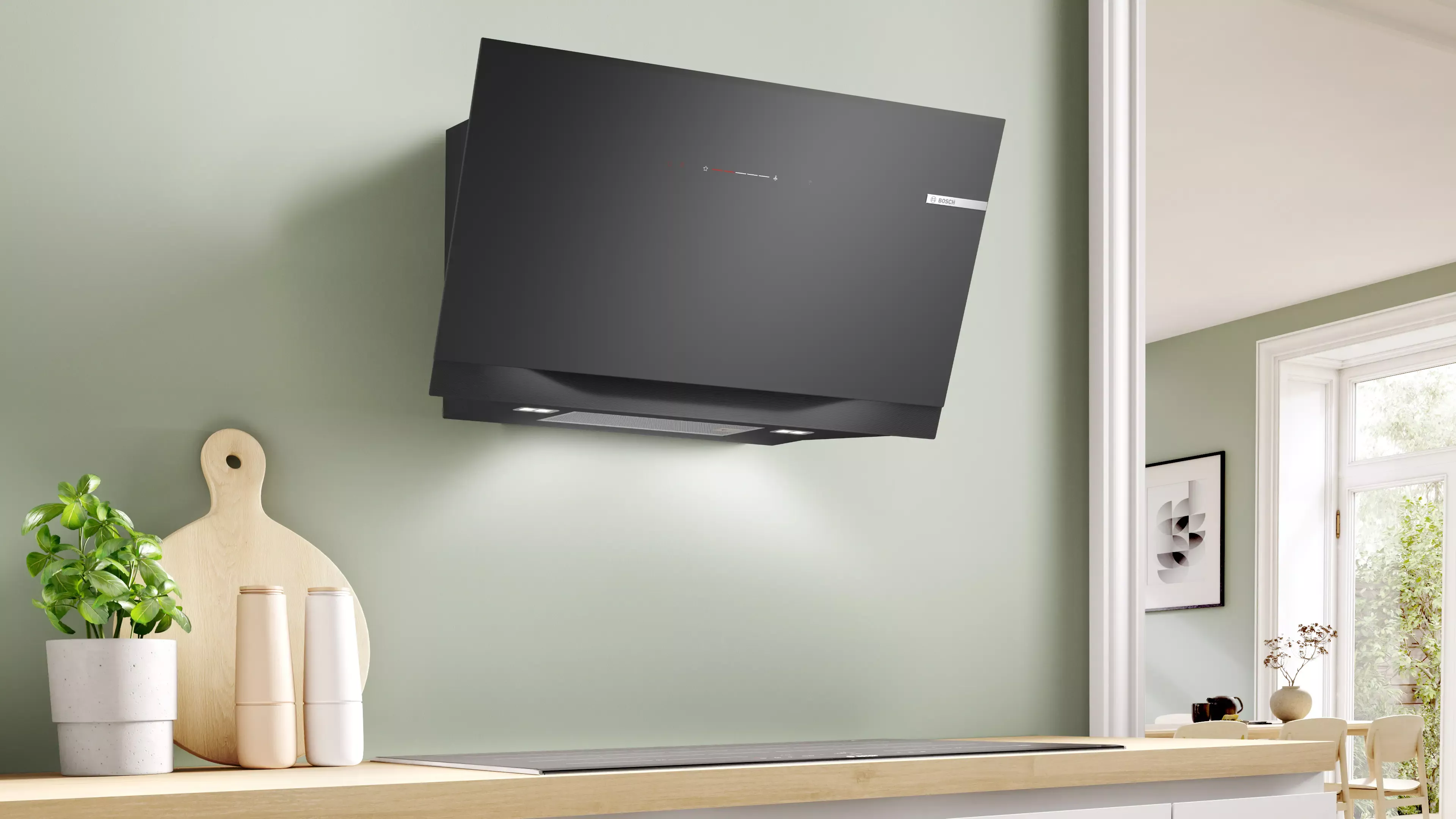 DWK91LT60 Hotte Décorative Bosch Série 8 WiFi Verre Noir - 4