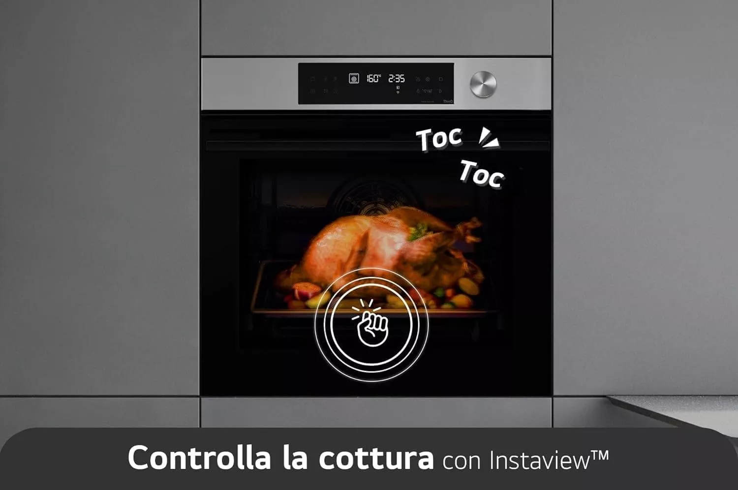 WSED7612S Four Encastrable LG TocToc Pyrolyse 76L WiFi Inox - 18