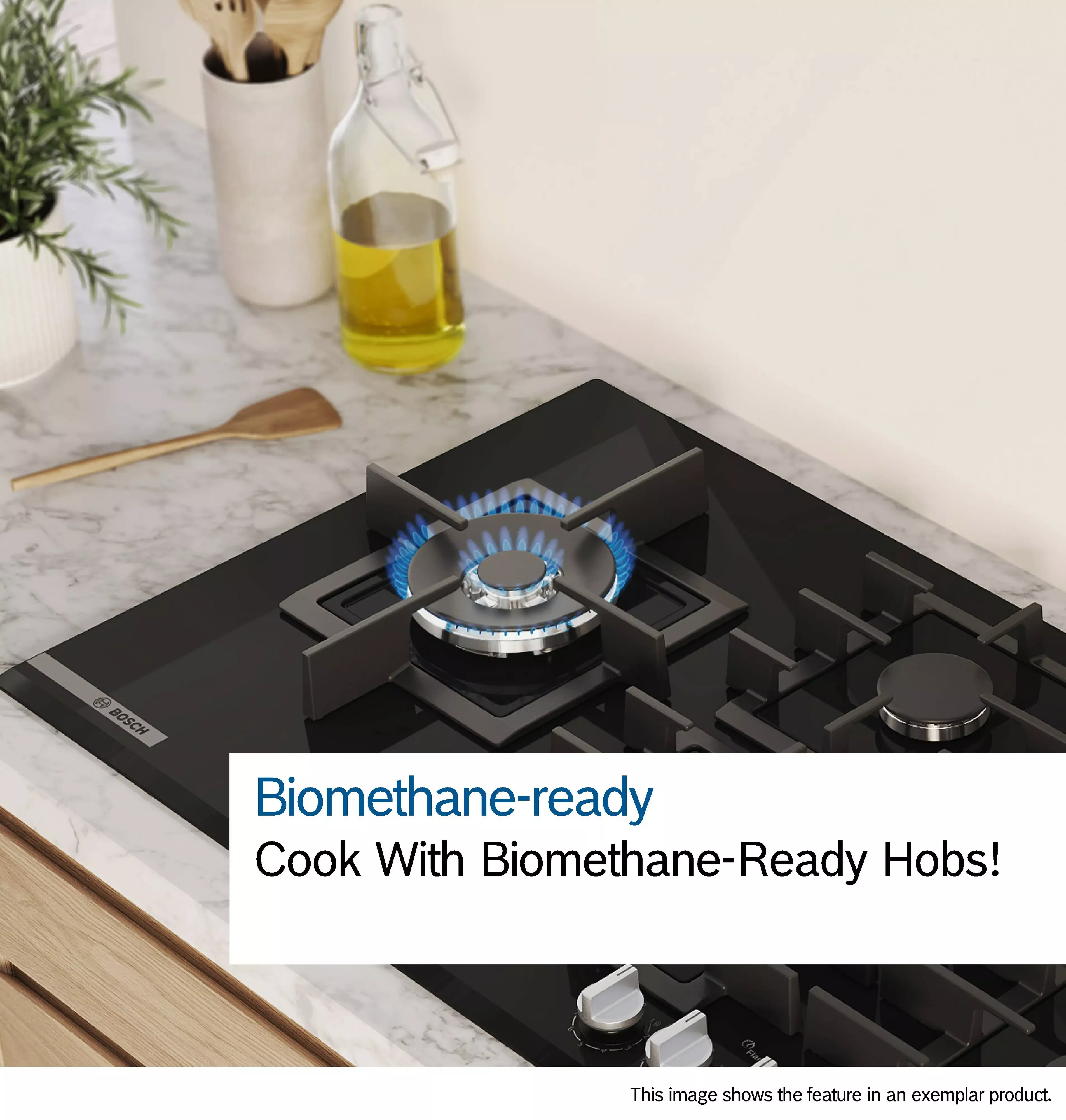 PCS7A5I90 Plaque de Cuisson Gaz 5F 75 cm Bosch Série 6 Inox - 5
