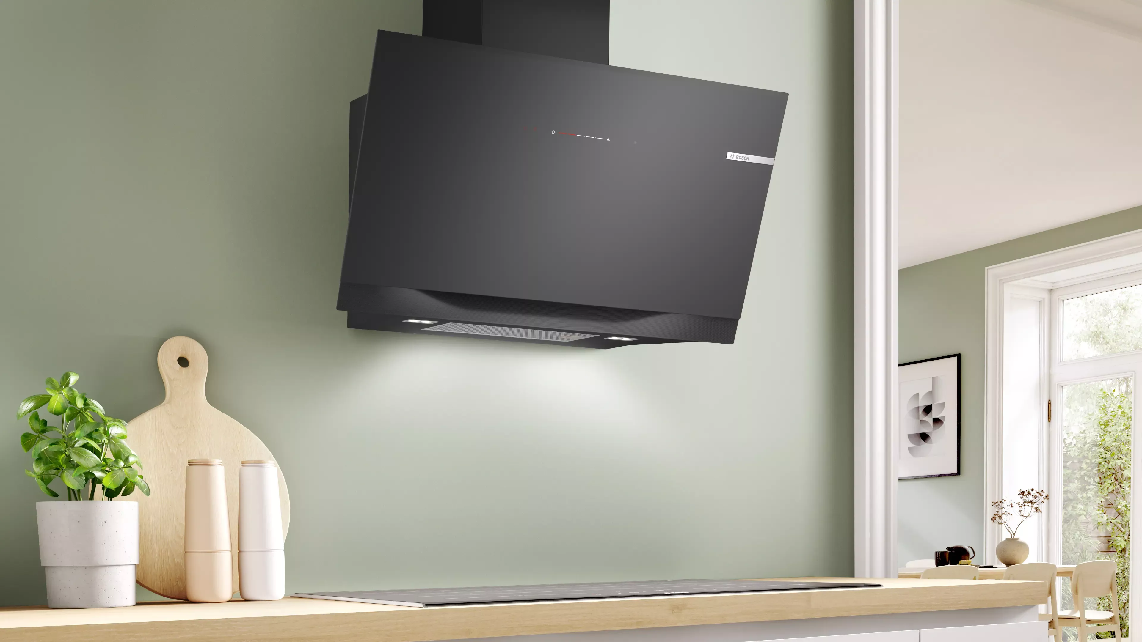 DWK91LT60 Hotte Décorative Bosch Série 8 WiFi Verre Noir - 3