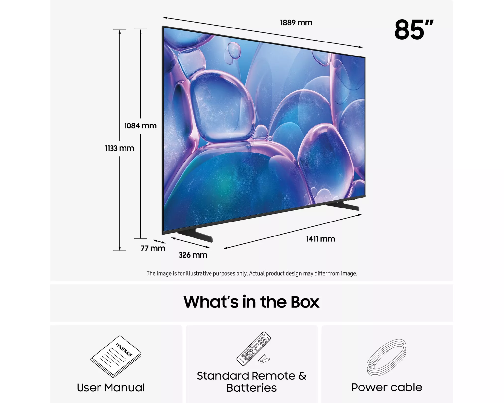 TU85U7025FK Téléviseur Samsung 85 Crystal Smart TV UHD 4K - 12