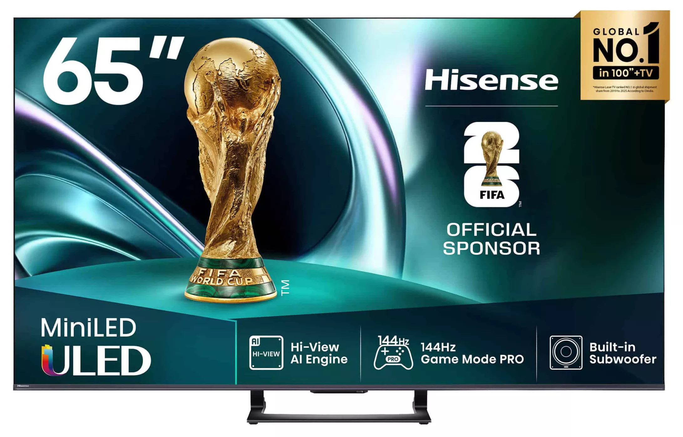 65U7Q Téléviseur Hisense 65 MiniLED ULED 4K Smart 144Hz - 0