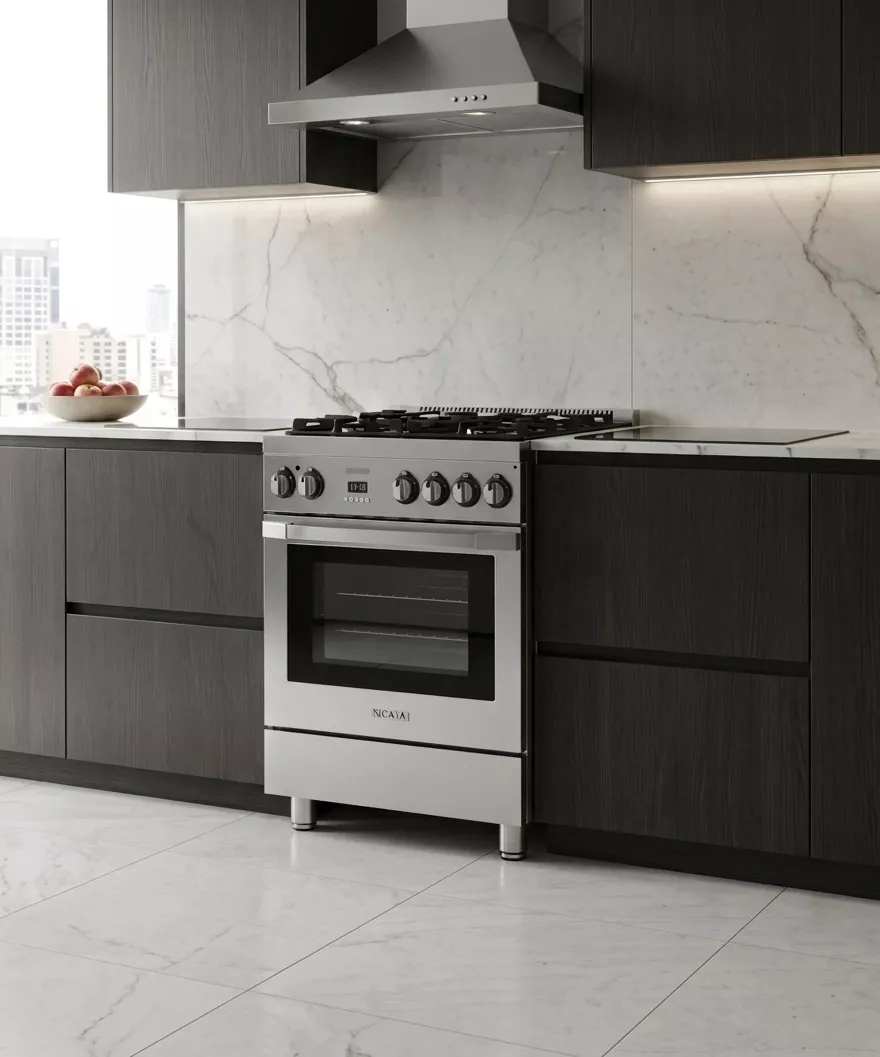 VALORA-T Cuisinière Nicala Valora 60 cm Gaz/Électrique Inox - 2