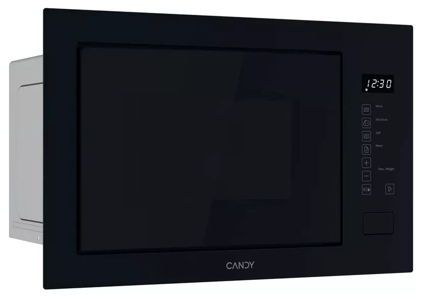 CAMW25BG Micro-ondes Encastrable Candy 25L Grill Noir Glass - 1