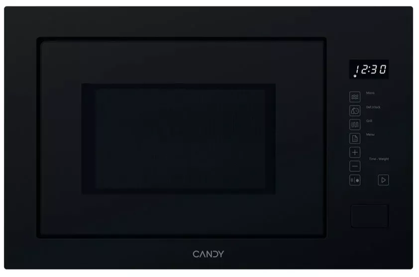 CAMW25BG Micro-ondes Encastrable Candy 25L Grill Noir Glass - 0