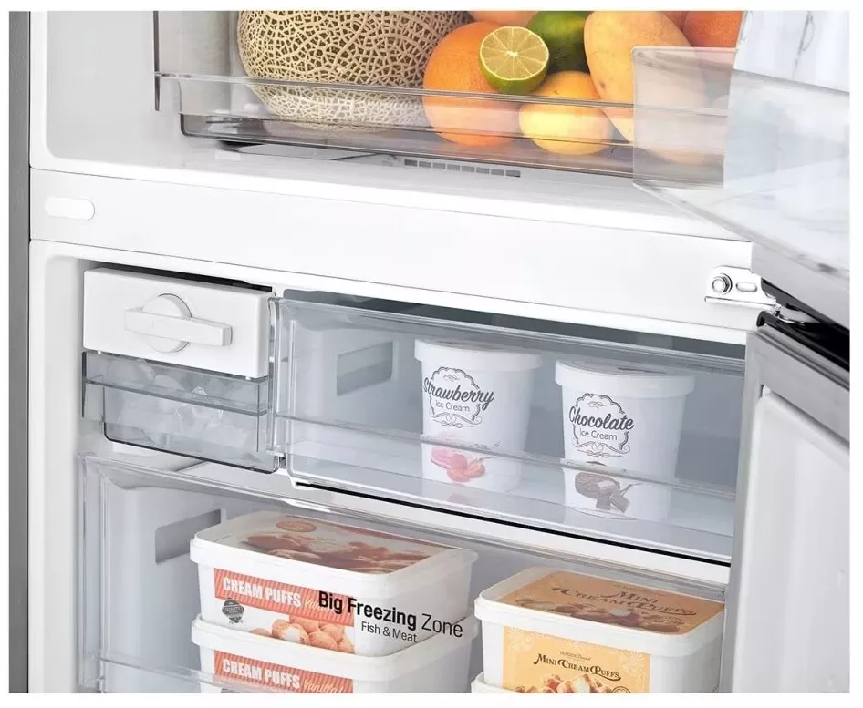 GC-E46PLLM Réfrigérateur Combiné LG 70 cm 450 L No Frost Inox - 6