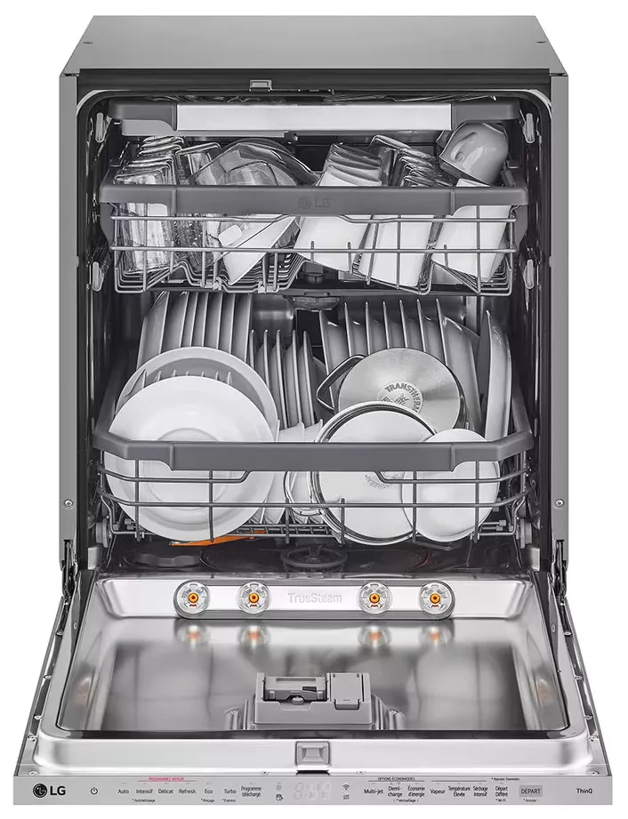 DBC435TS Lave-vaisselle enc LG QuadWash™ 14 Couvert Vapeur - 3