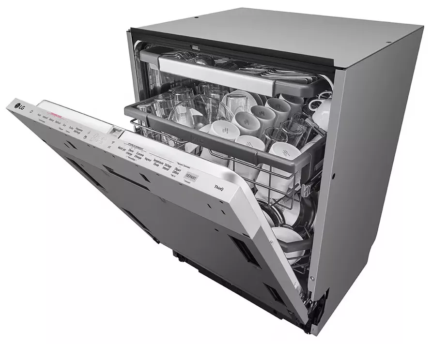 DBC435TS Lave-vaisselle enc LG QuadWash™ 14 Couvert Vapeur - 9