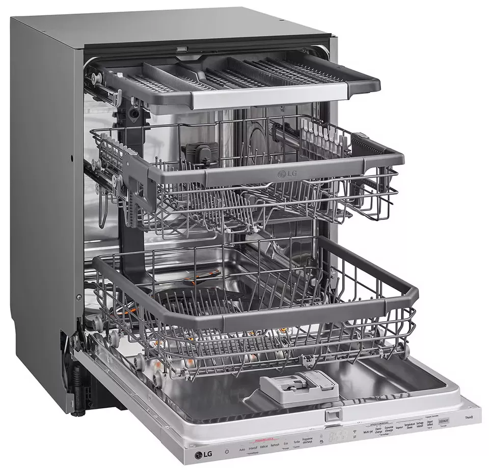 DBC435TS Lave-vaisselle enc LG QuadWash™ 14 Couvert Vapeur - 5
