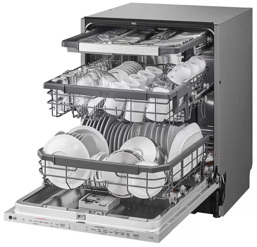 DBC435TS Lave-vaisselle enc LG QuadWash™ 14 Couvert Vapeur - 8
