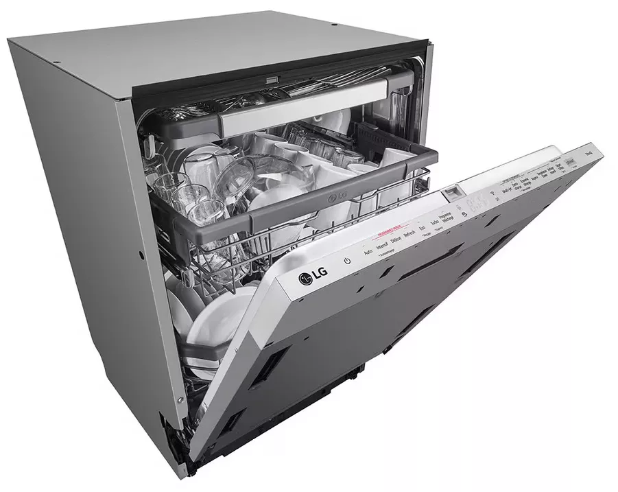 DBC435TS Lave-vaisselle enc LG QuadWash™ 14 Couvert Vapeur - 10