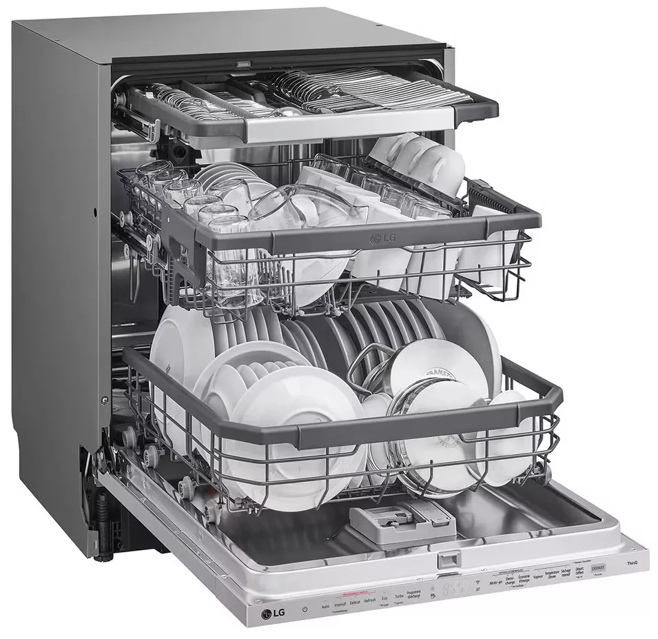 DBC435TS Lave-vaisselle enc LG QuadWash™ 14 Couvert Vapeur - 6