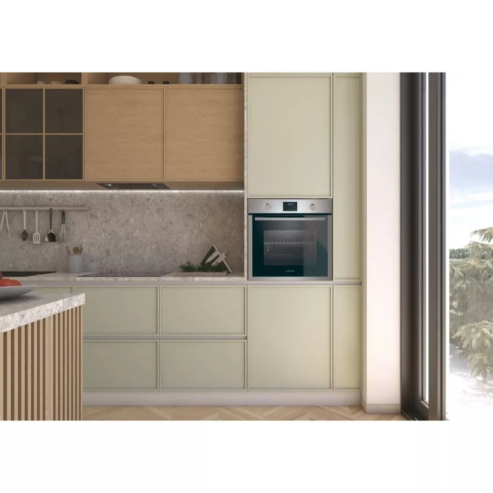 R6GEGFC2T FOUR Rosières Mixte Gaz/Elec 60CM Ventilé Inox - 4