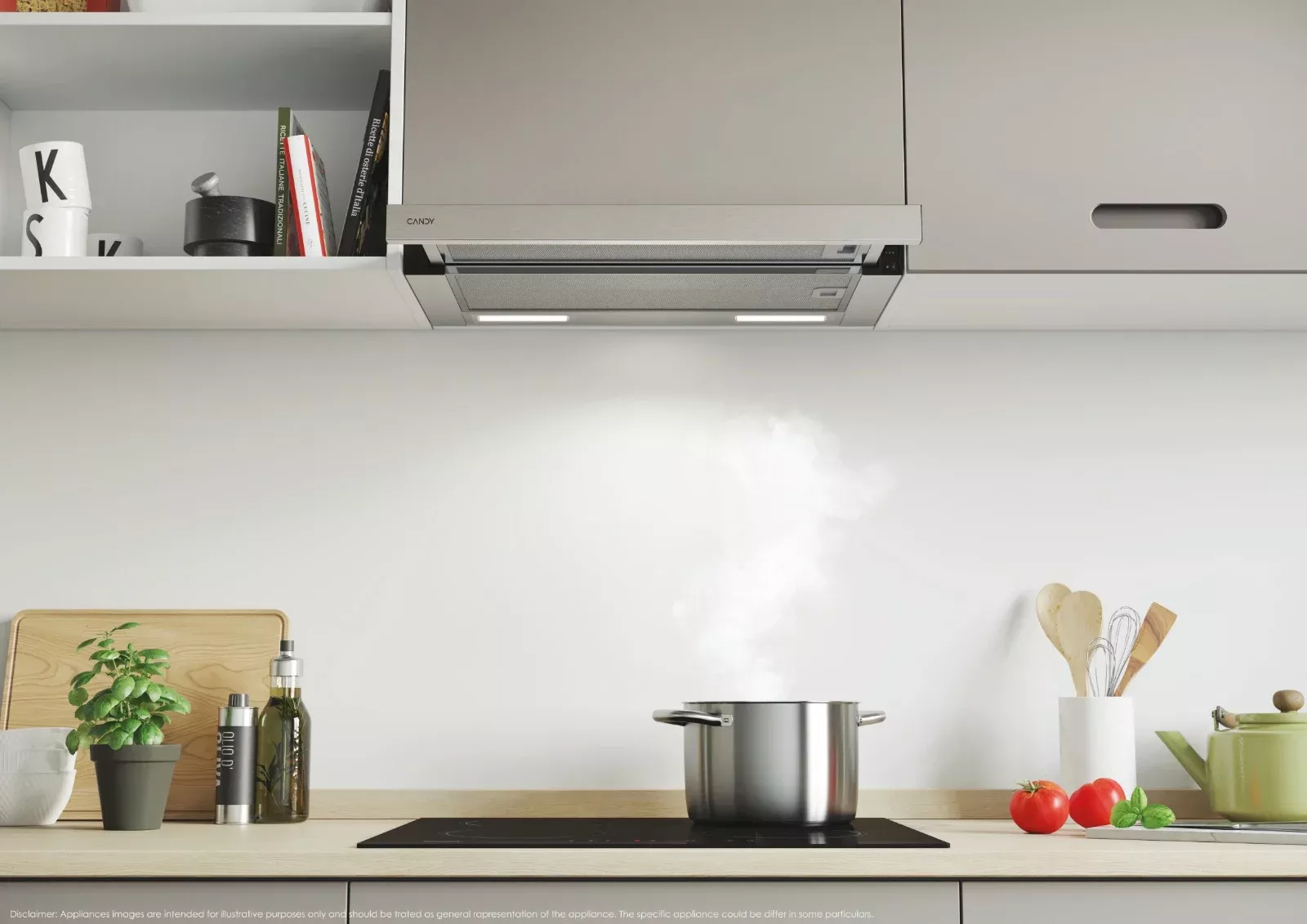 CBT9RIX Hotte télescopique Candy 90 cm Inox - 4