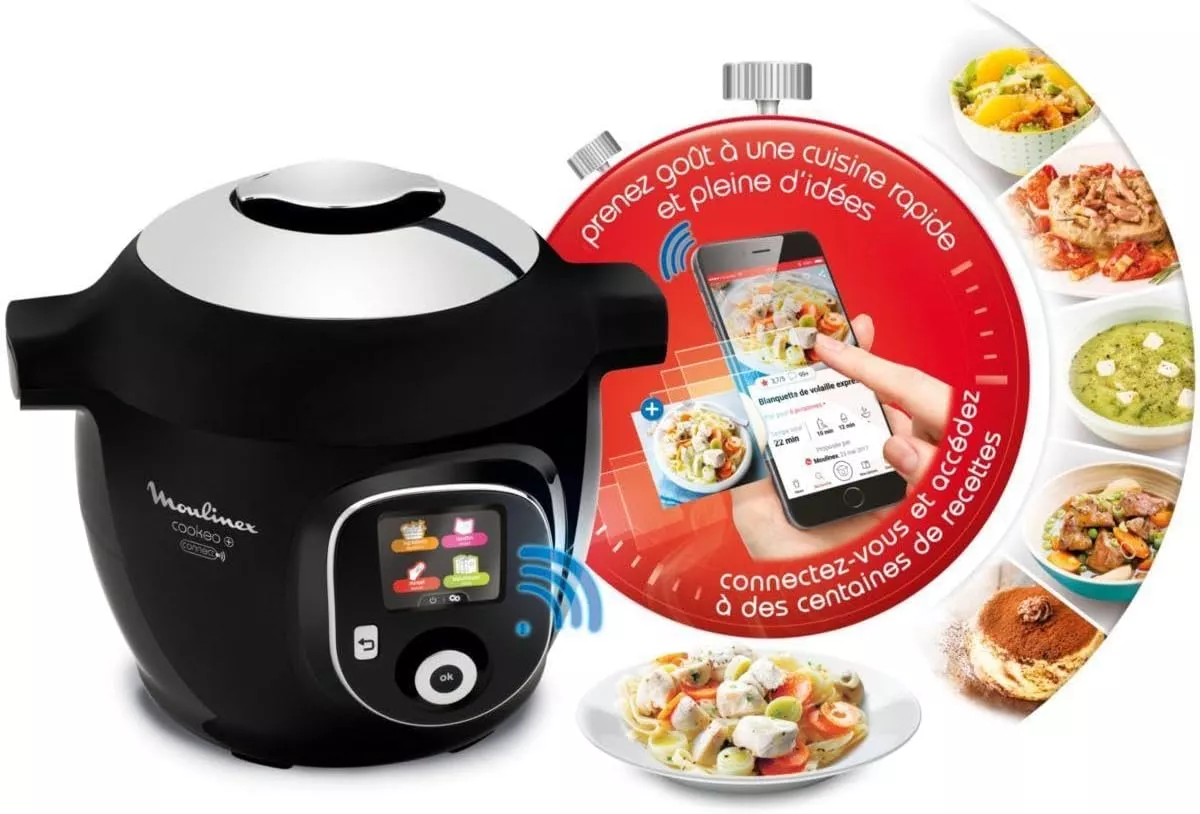 CE867810 Multicuiseur Moulinex Cookeo+ 6 L WiFi 1600W Noir - 0