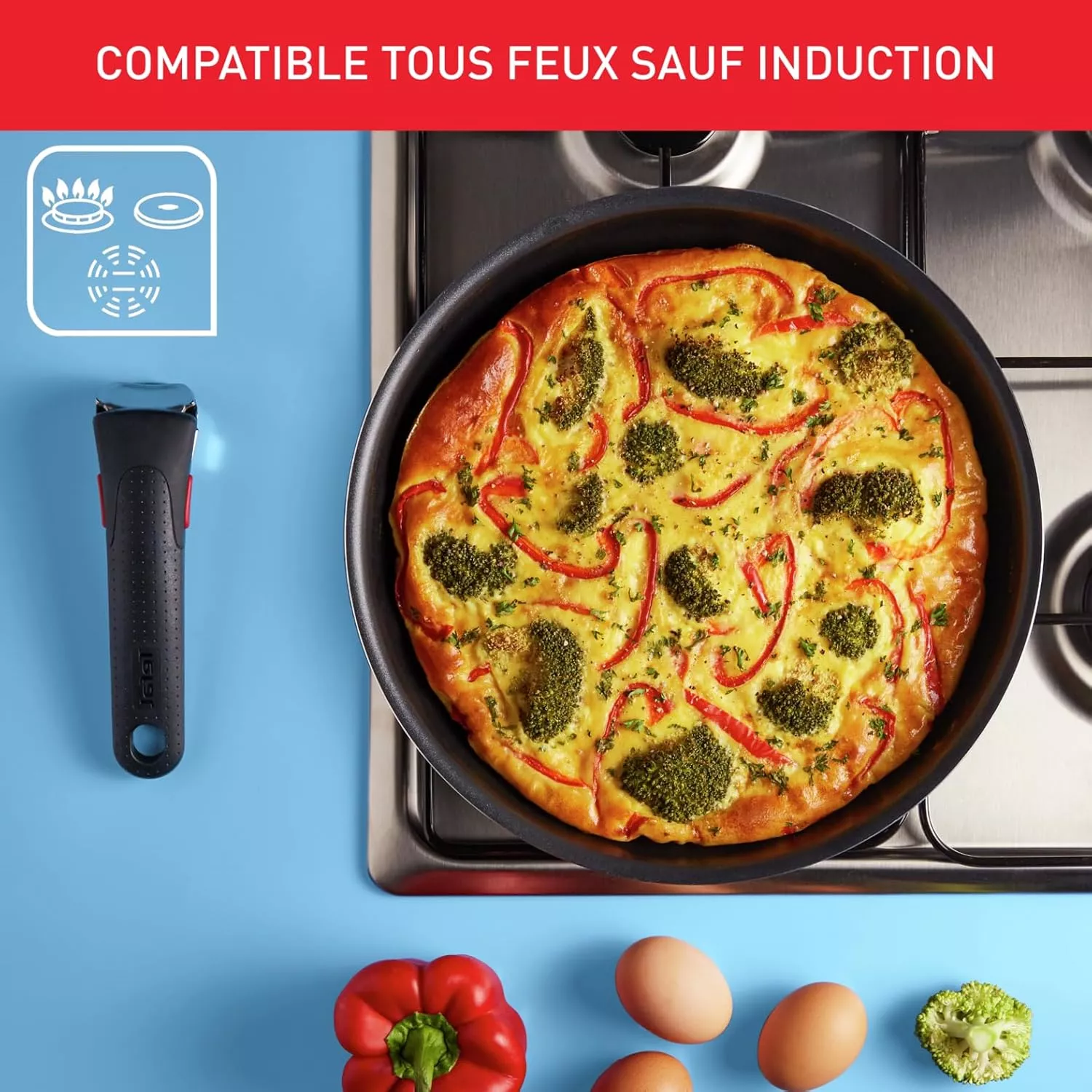 L1599902 Batterie de cuisine TEFAL Ingenio Easy On 10 pièce - 4