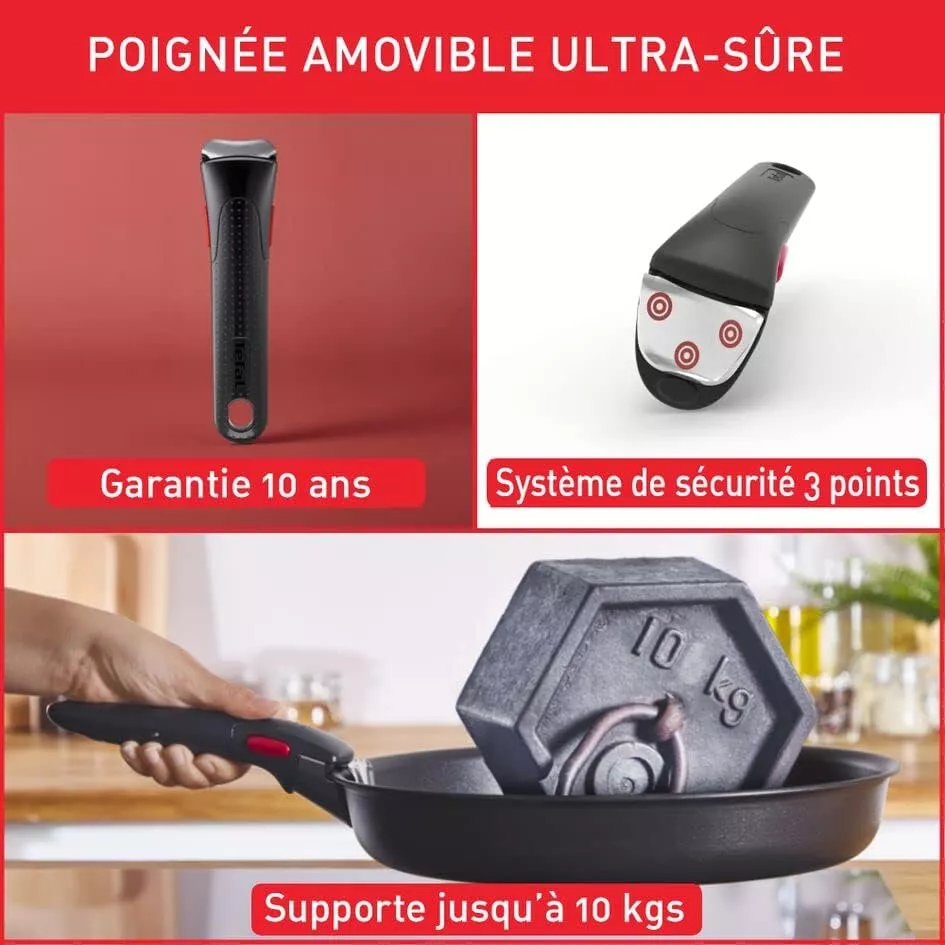 L1599902 Batterie de cuisine TEFAL Ingenio Easy On 10 pièce - 3
