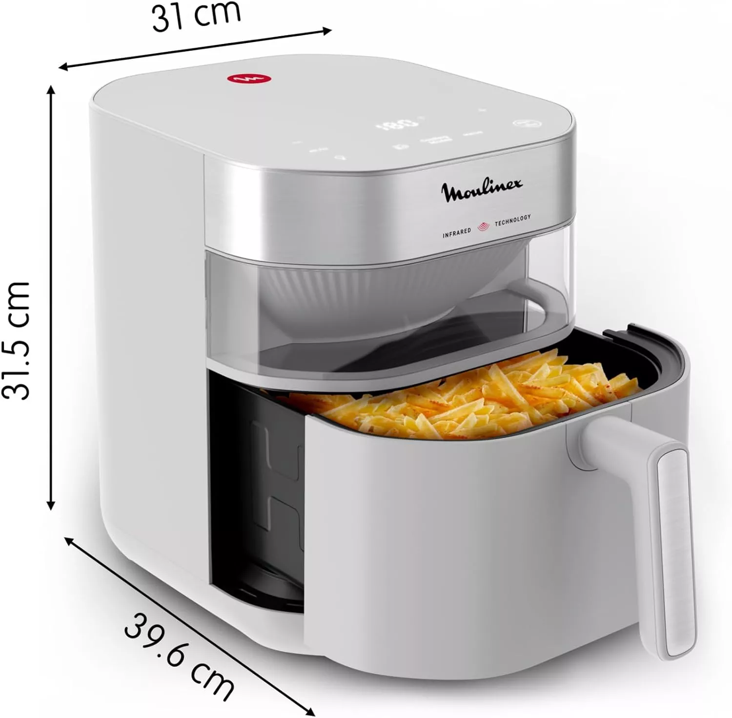 EZ831GF0 friteuse Air Fryer MOULINEX Easy Fry Infrared 7 L - 8