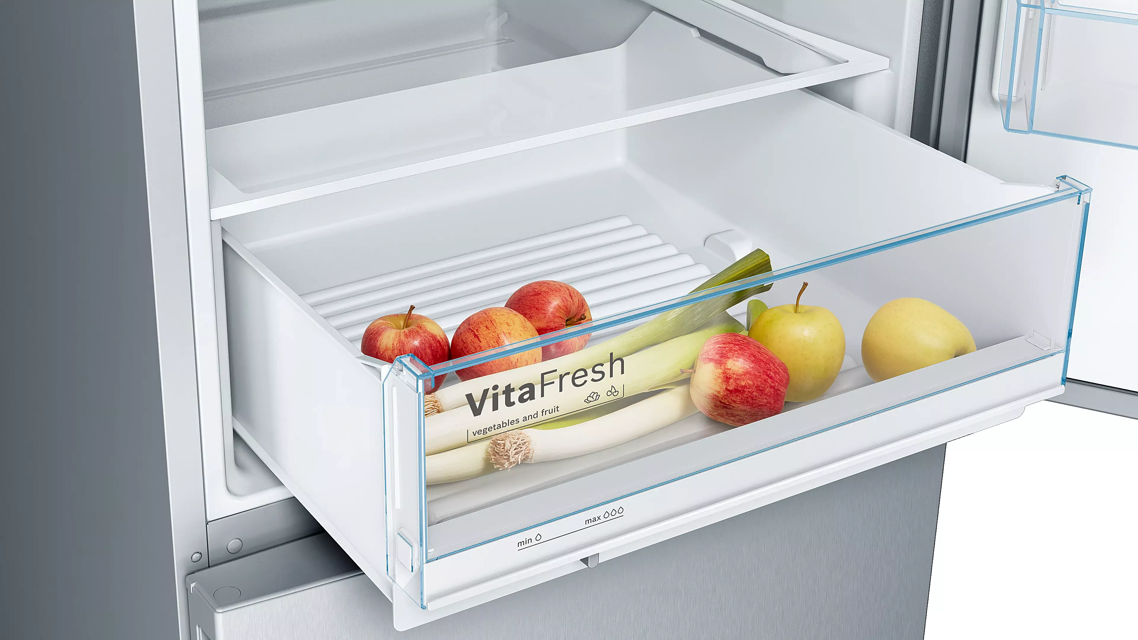KGV58VLEAS Réfrigérateur combiné 70cm Bosch 503L gris - 2