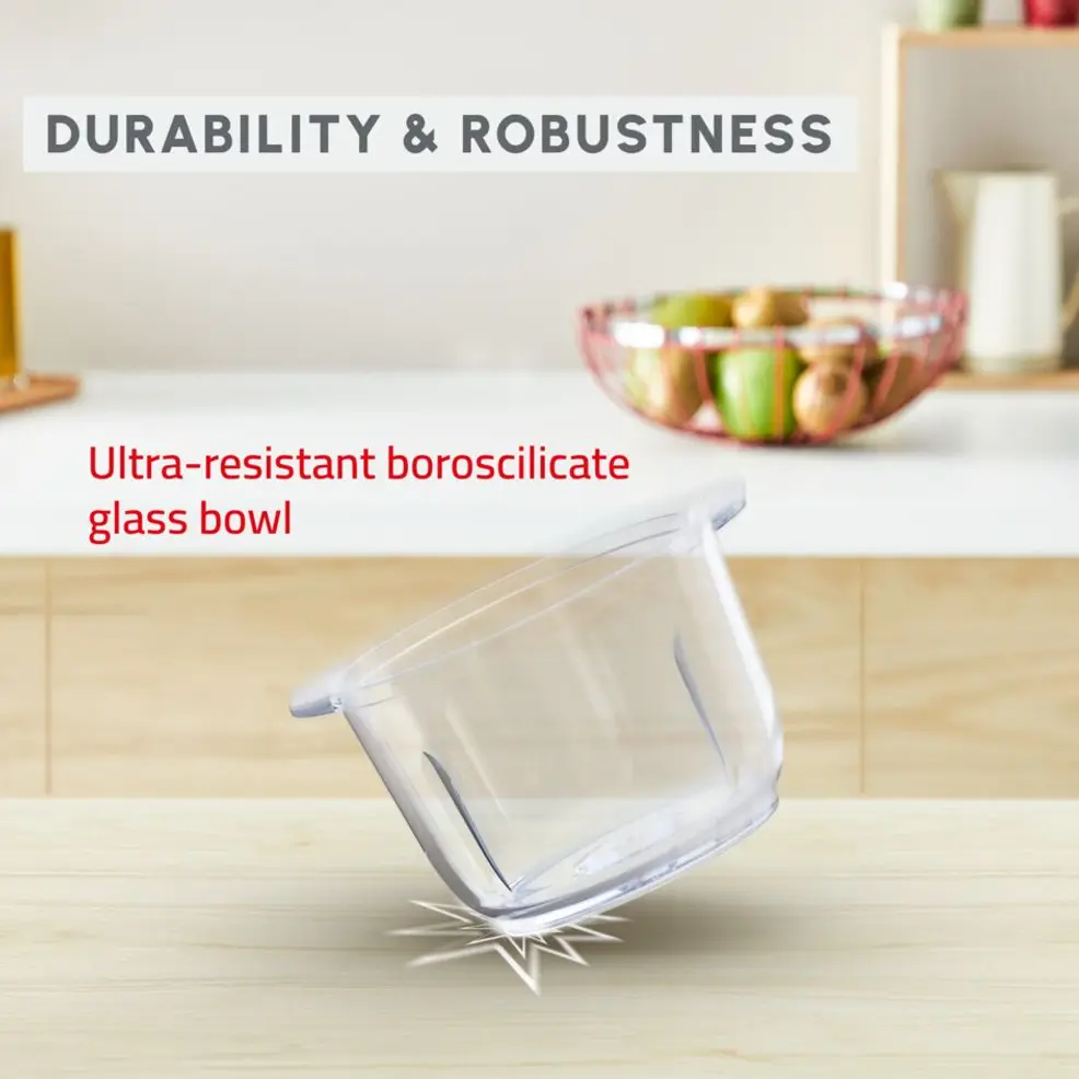 DJ603110 Hachoir Moulinex Choppeo Bol Verre 1 L 500W Vert - 3