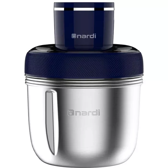 NHA100XBL Hachoir NARDI 5 en 1 350 W Inox Bleu - 0