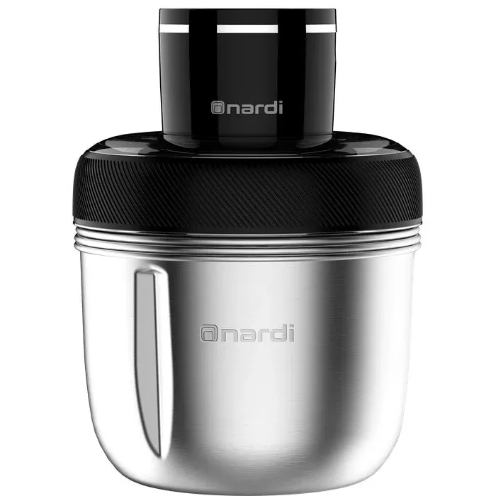 NHA100XB Hachoir NARDI 5 en 1 350 W Inox Noir - 0