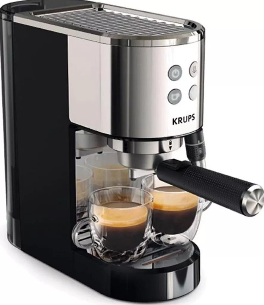 XP444C10 Machine Expresso à Pompe Krups Virtuoso+ Inox - 0