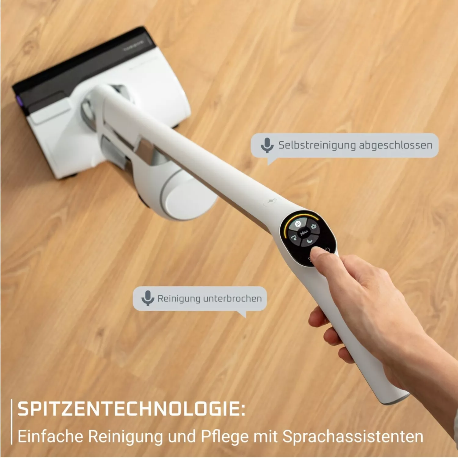 GZ7540WO Aspirateur Laveur Balai Rowenta X-Clean 10 Blanc - 4