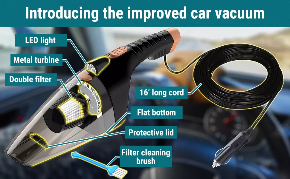 THIS WORX CAR VACUM Aspirateur Voiture ThisWorx 12V 110 W - 1