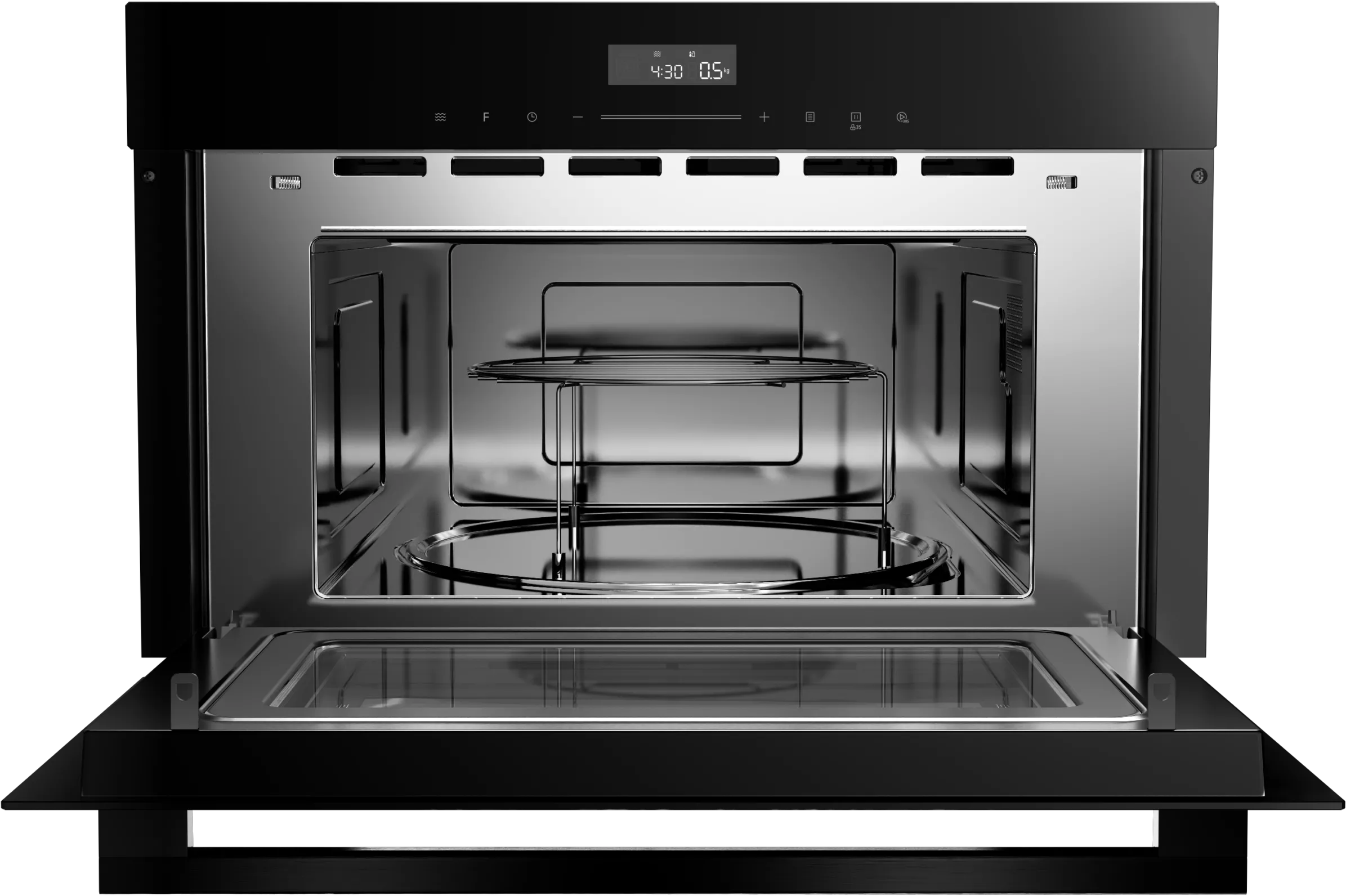 RMG34BGDD Micro-ondes encastrable ROSIÈRES 34 L Black Glass - 1