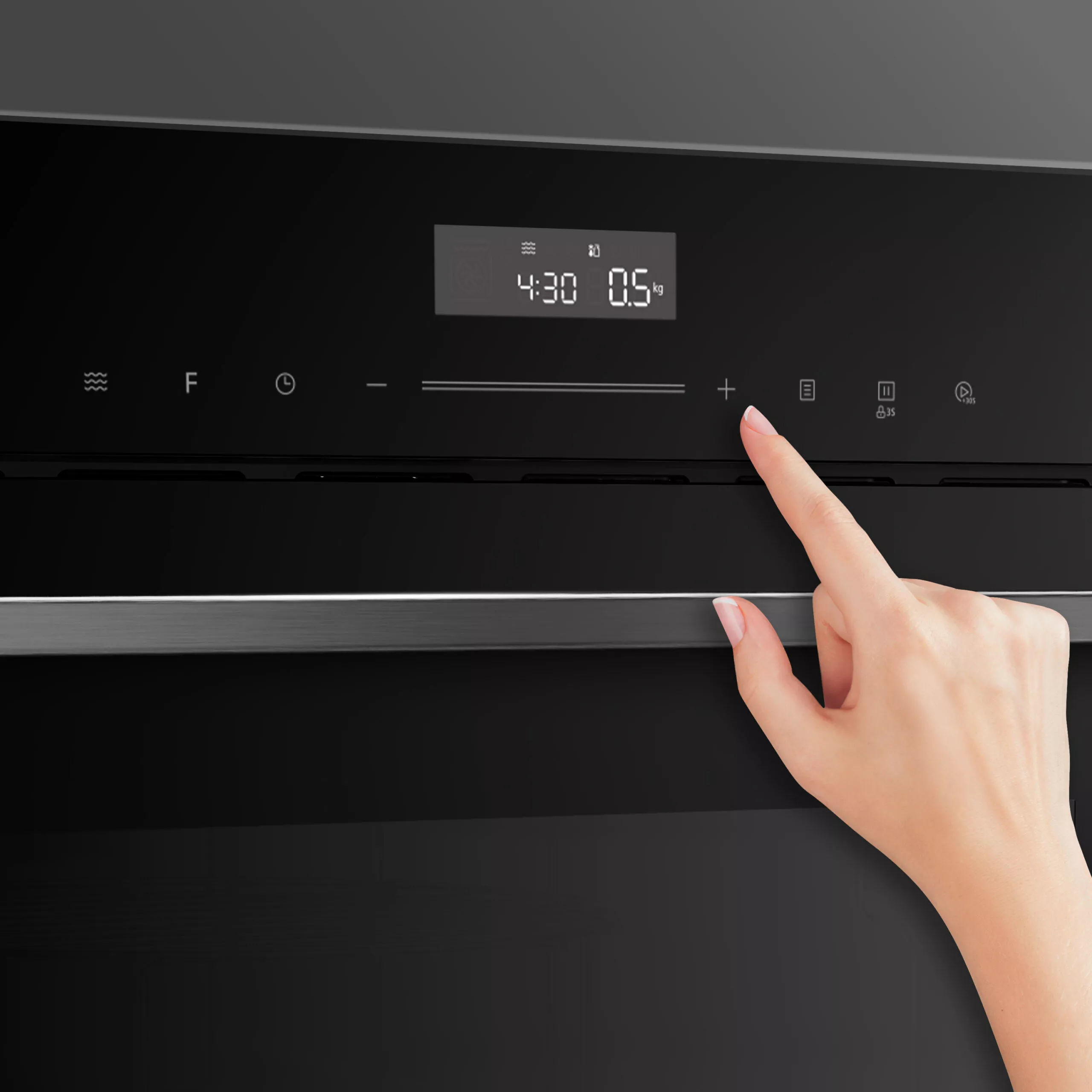 RMG34BGDD Micro-ondes encastrable ROSIÈRES 34 L Black Glass - 2