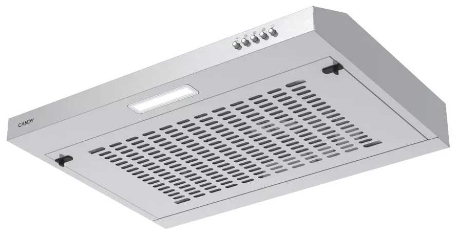 CFT62 4X Hotte Casquette CANDY 60 cm 300 m³/h LED Inox - 1