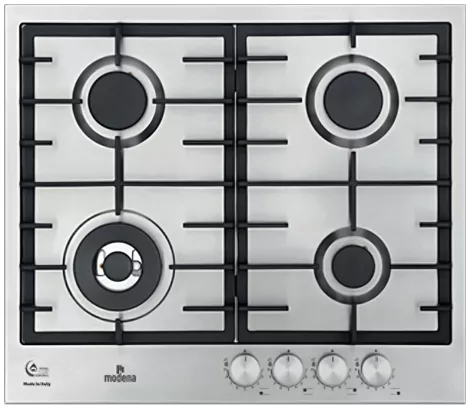 MTM961MHIX Plaque de cuisson MODENA 60 cm Inox 4 Feux - 0