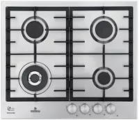 Plaque de cuisson MODENA 60 cm Inox 4 Feux