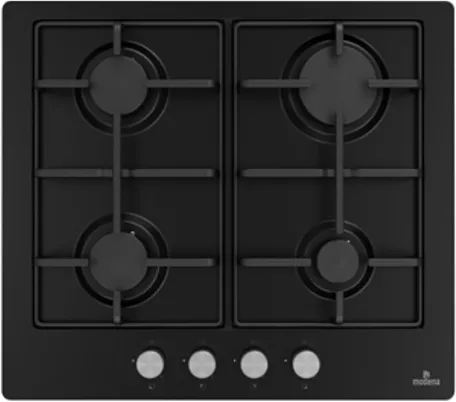 MTM3601TBK Plaque de cuisson MODENA 60 cm Noir 4 Feux Gaz - 0