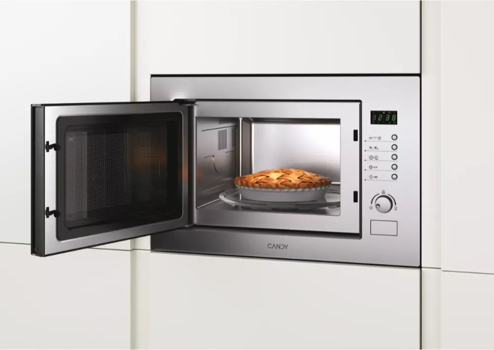CAMW25X Micro-ondes Encastrable Candy 25L 1000W Grill Inox - 1