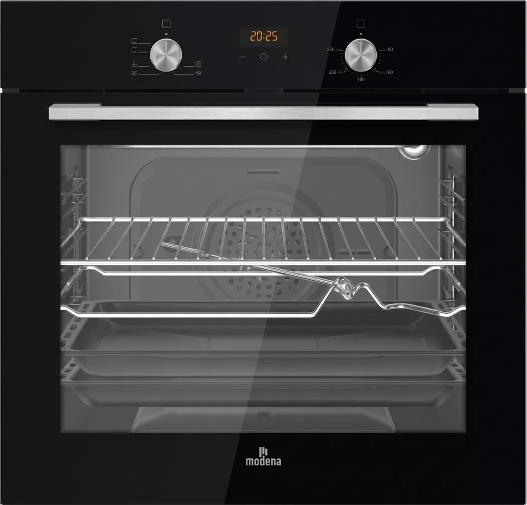 MFGE660MBG Four enc MODENA 60 cm Gaz/Elec 71 L Verre Noir - 0