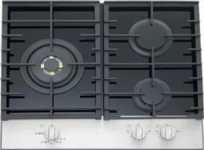 MTV261ZHBG Plaque MODENA gaz 3 Feux 60 cm Verre Noir Série 8 - 0