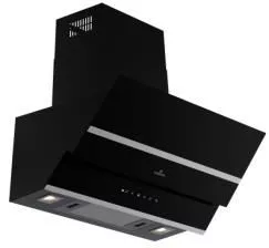 MHI1165ABG Hotte inclinée MODENA 60 cm Verre Noir 850 m³/h - 0