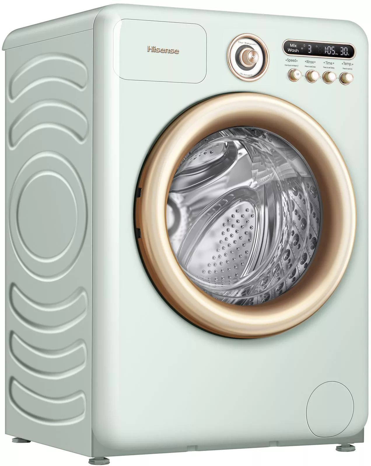 WD105R5 Machine à laver séchante HISENSE 10.5/6 Kg R Green - 1