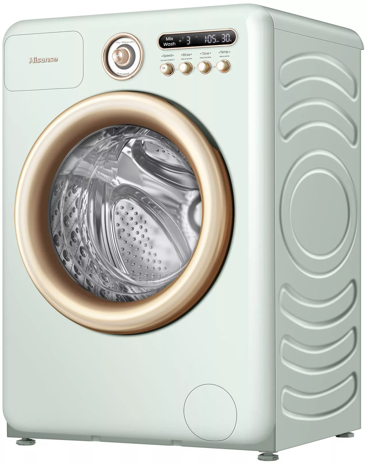 WD105R5 Machine à laver séchante HISENSE 10.5/6 Kg R Green - 2
