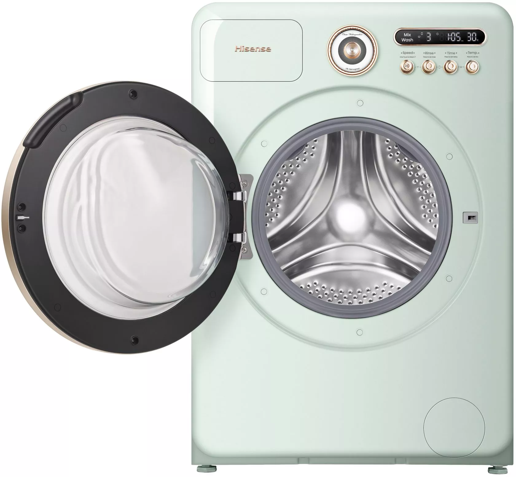 WD105R5 Machine à laver séchante HISENSE 10.5/6 Kg R Green - 3